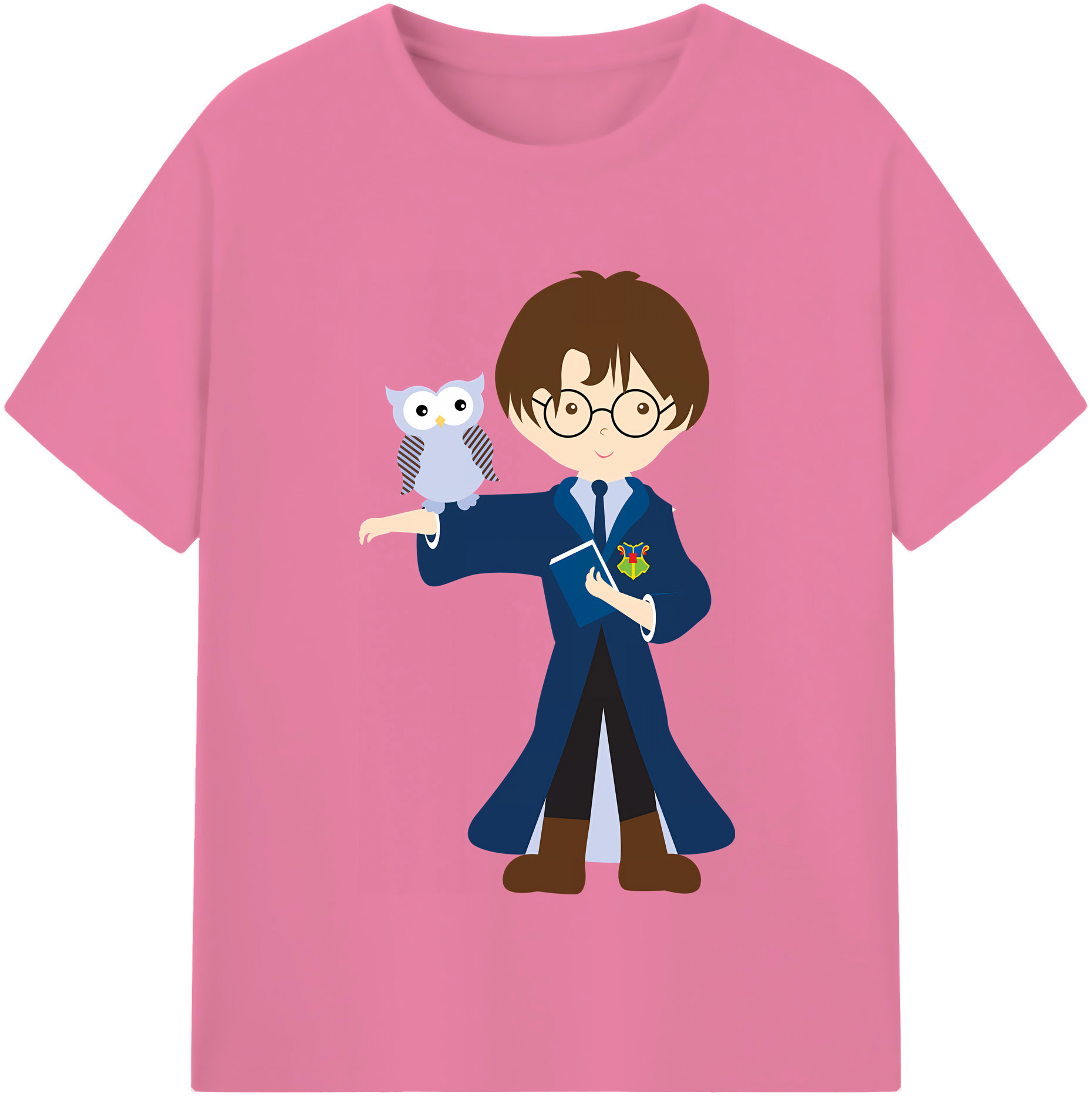 （画像用） Harry Potter ハリー・ポッターシリーズ 綿100％半袖Tシャツ（フロントプリント）